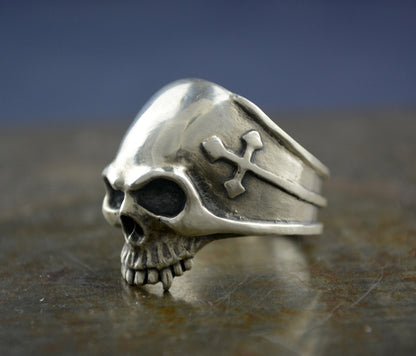 Anillo calavera personalizado, Reservado a B., Segundo pago